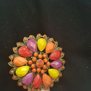 Colorful one of a kind ring